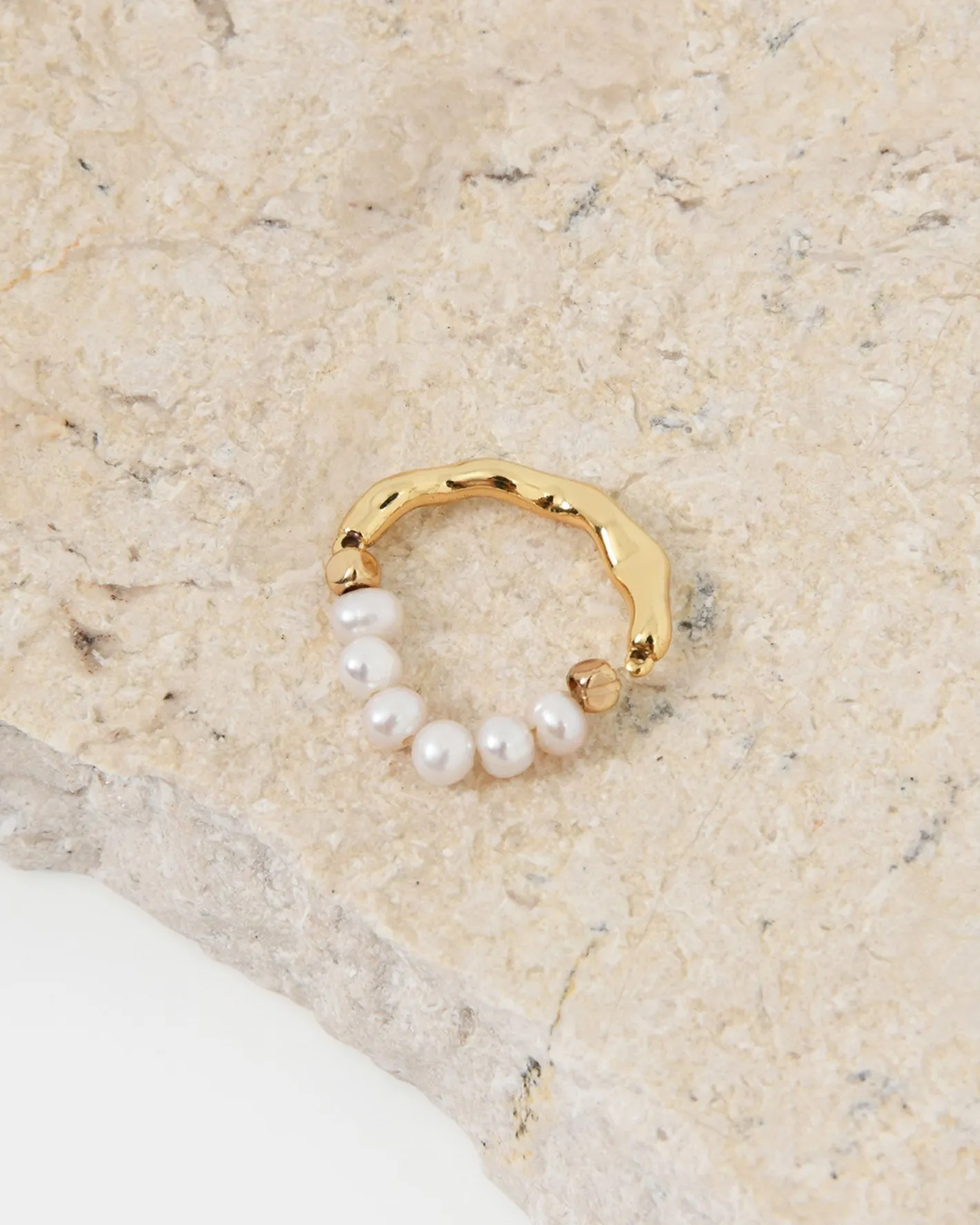 Forcast Moana 16k Plated Ring Gold New