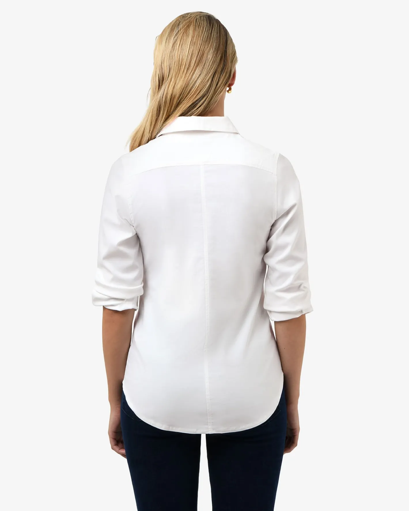 Forcast Morgan Collared Shirt Ivory Clearance