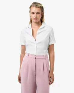 Forcast Morgan Cuff Short Sleeve Ivory Hot