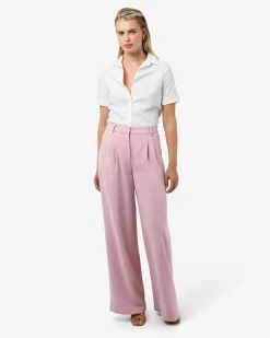 Forcast Morgan Cuff Short Sleeve Ivory Hot