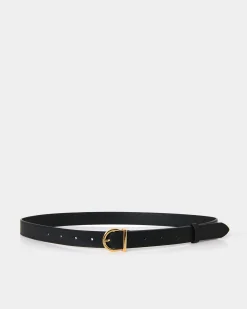 Forcast Morroco Leather Belt Black Outlet