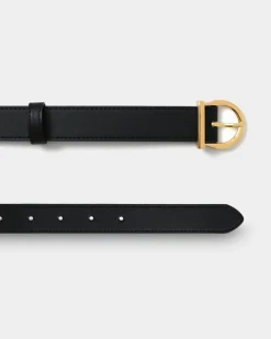 Forcast Morroco Leather Belt Black Outlet