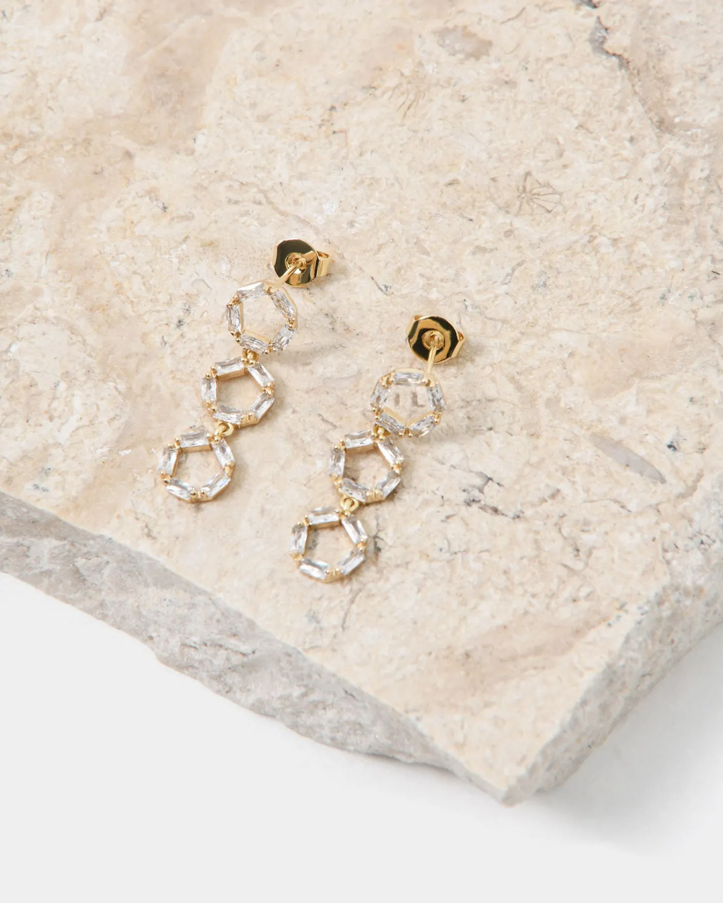 Forcast Naya 16k Plated Earrings Gold