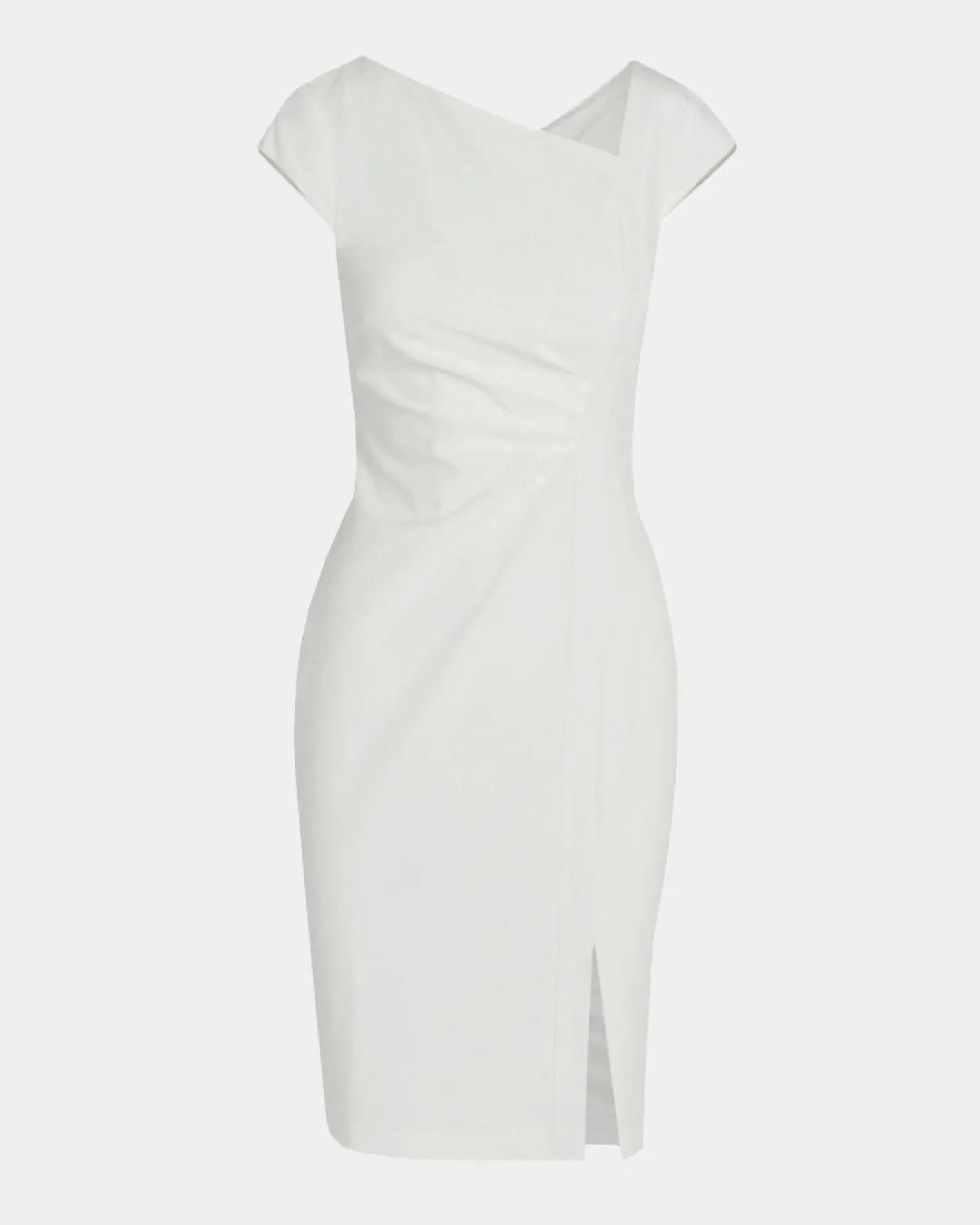 Forcast New Kenzie Asymmetric Dress Ivory