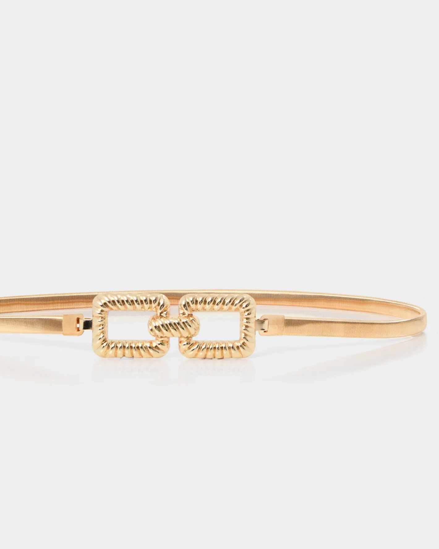 Forcast Nicole Stretch Metal Belt Gold Sale