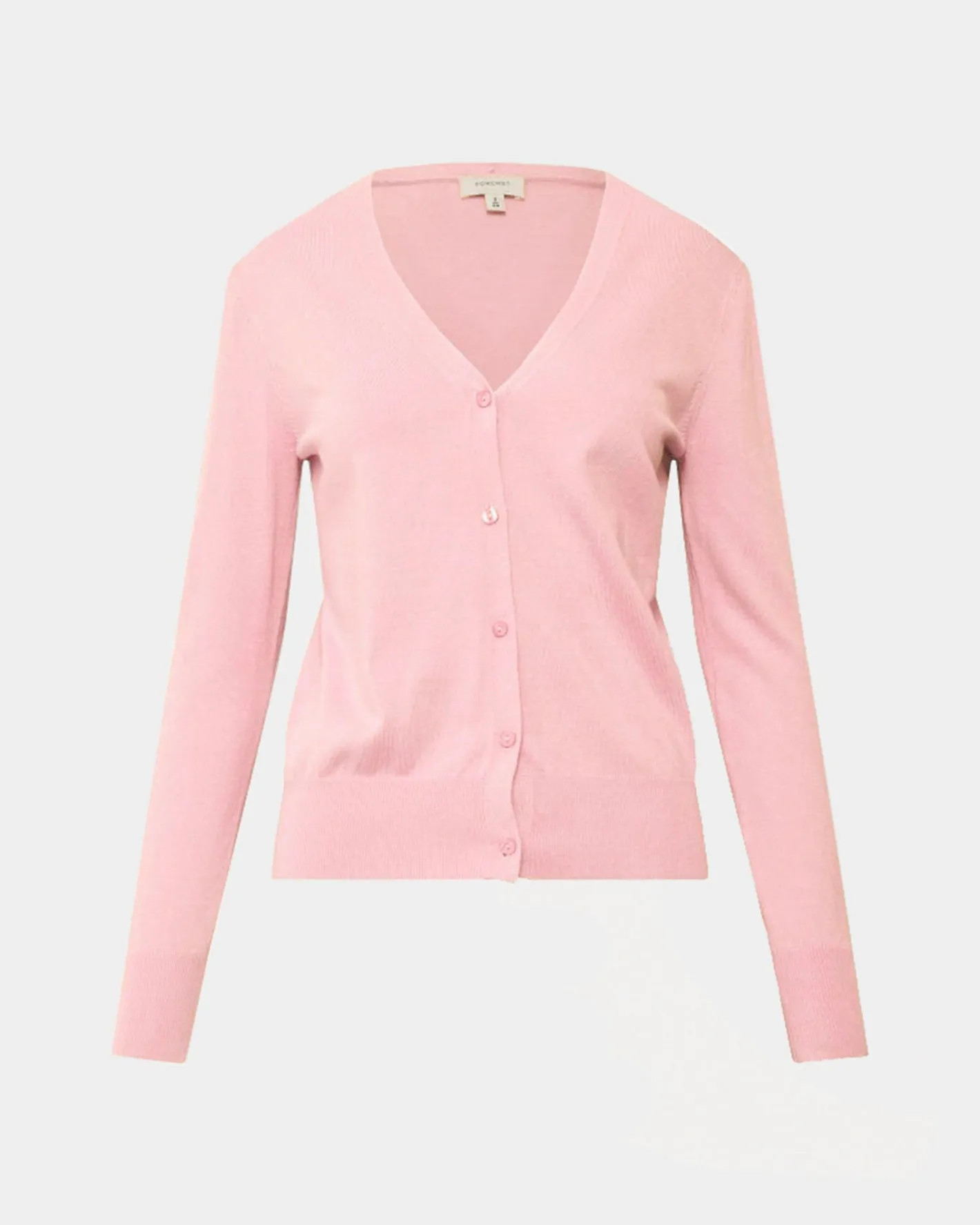 Forcast Nicolette V-neck Knit Cardigan Blush Pink Outlet