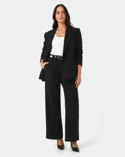 Forcast Nikki Double Breasted Blazer Black Discount