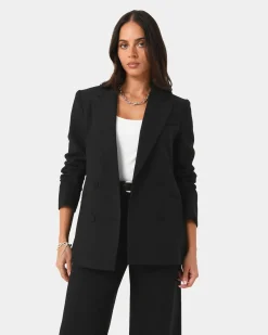 Forcast Nikki Double Breasted Blazer Black Discount