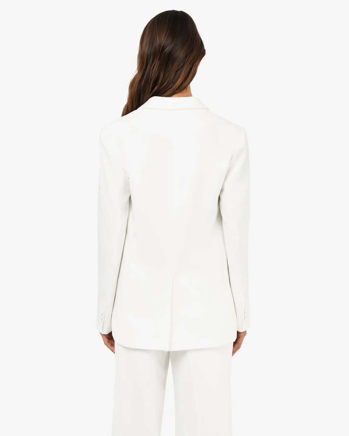 Forcast Nikki Double Breasted Blazer Ivory Outlet
