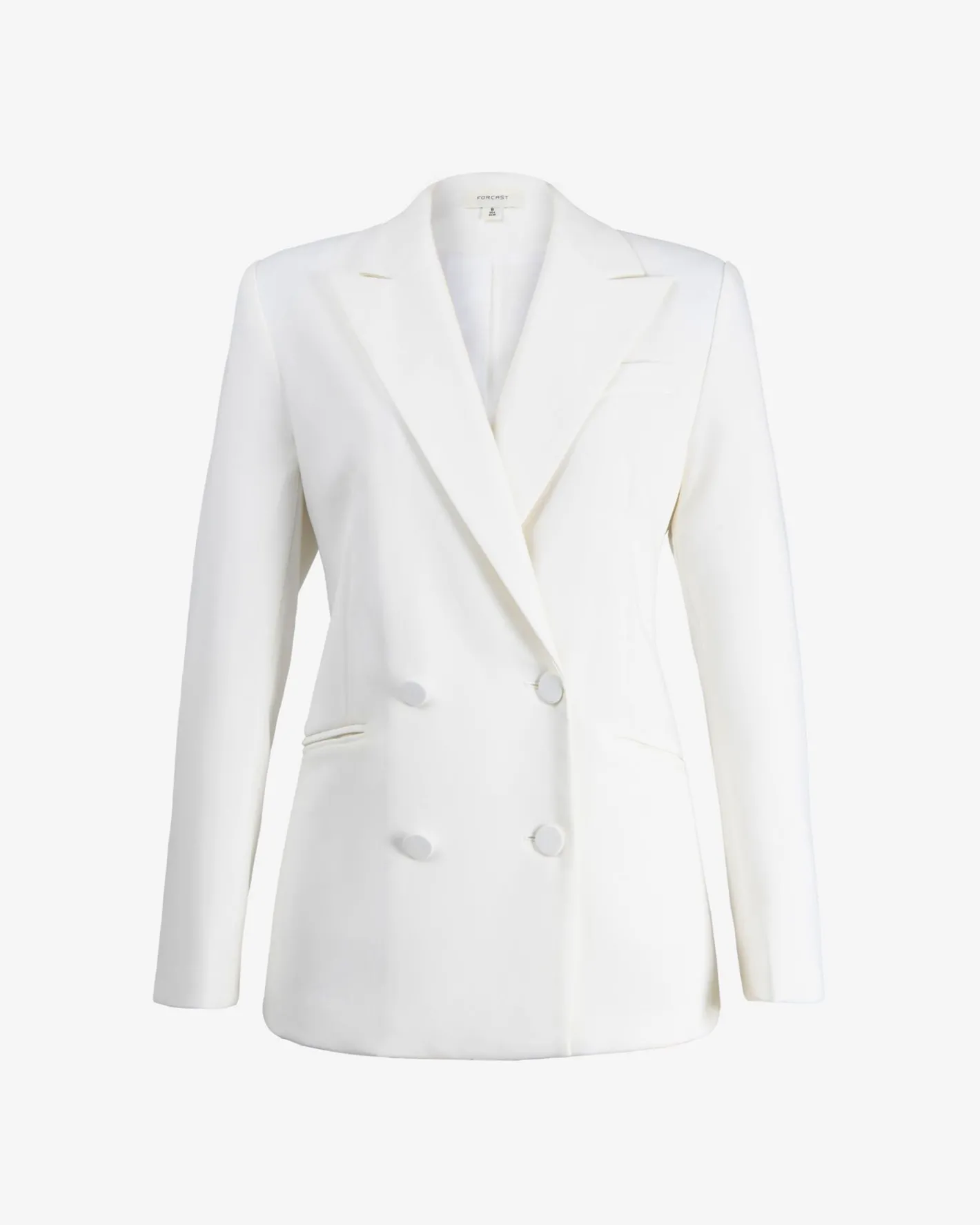 Forcast Nikki Double Breasted Blazer Ivory Outlet