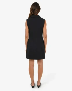 Forcast Nikki Double Breasted Dress Black Best