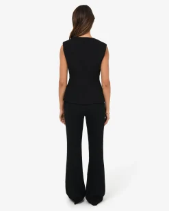 Forcast Nikki Flared Leg Pants Black Clearance