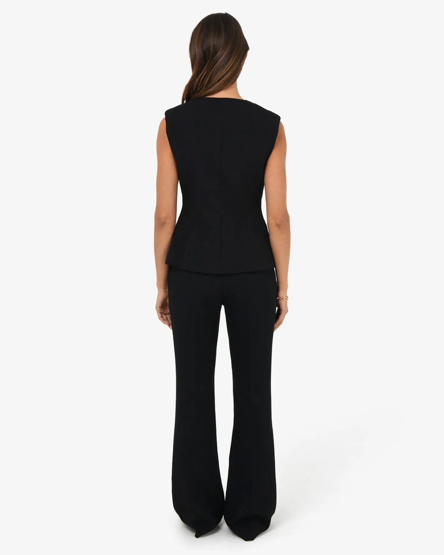 Forcast Nikki Flared Leg Pants Black Clearance