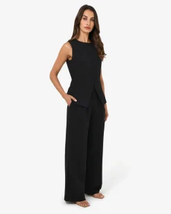 Forcast Nikki Longline Vest Black Outlet