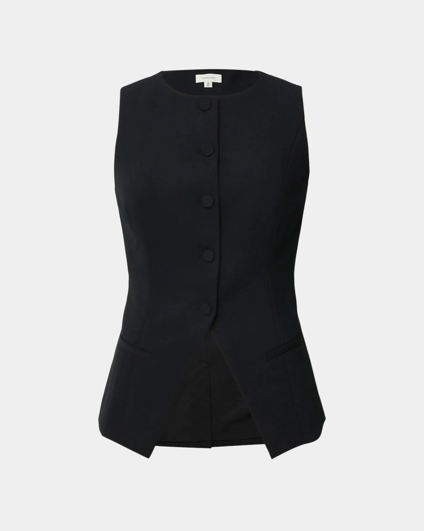 Forcast Nikki Longline Vest Black Outlet