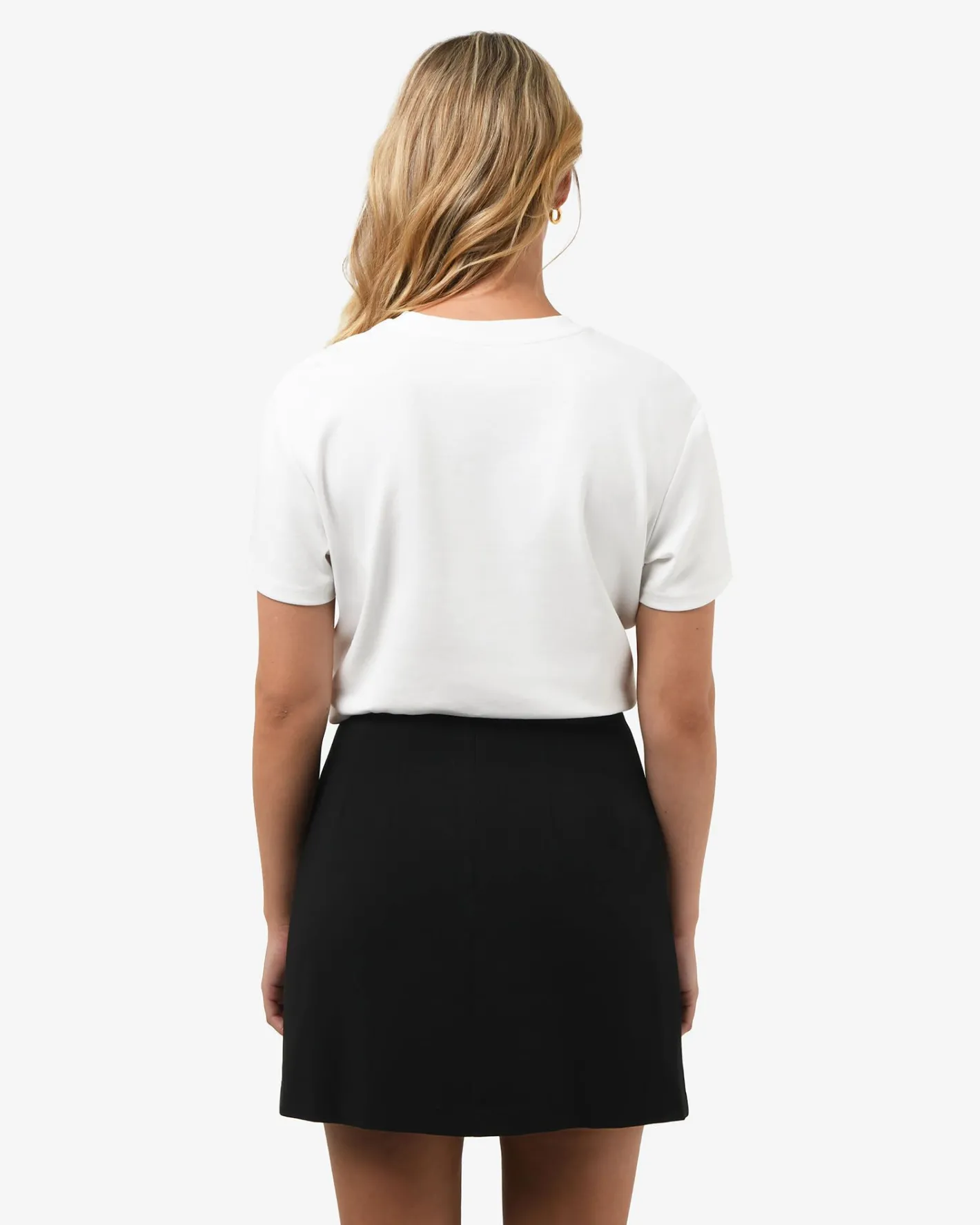 Forcast Nikki Mini Wrap Skirt Black