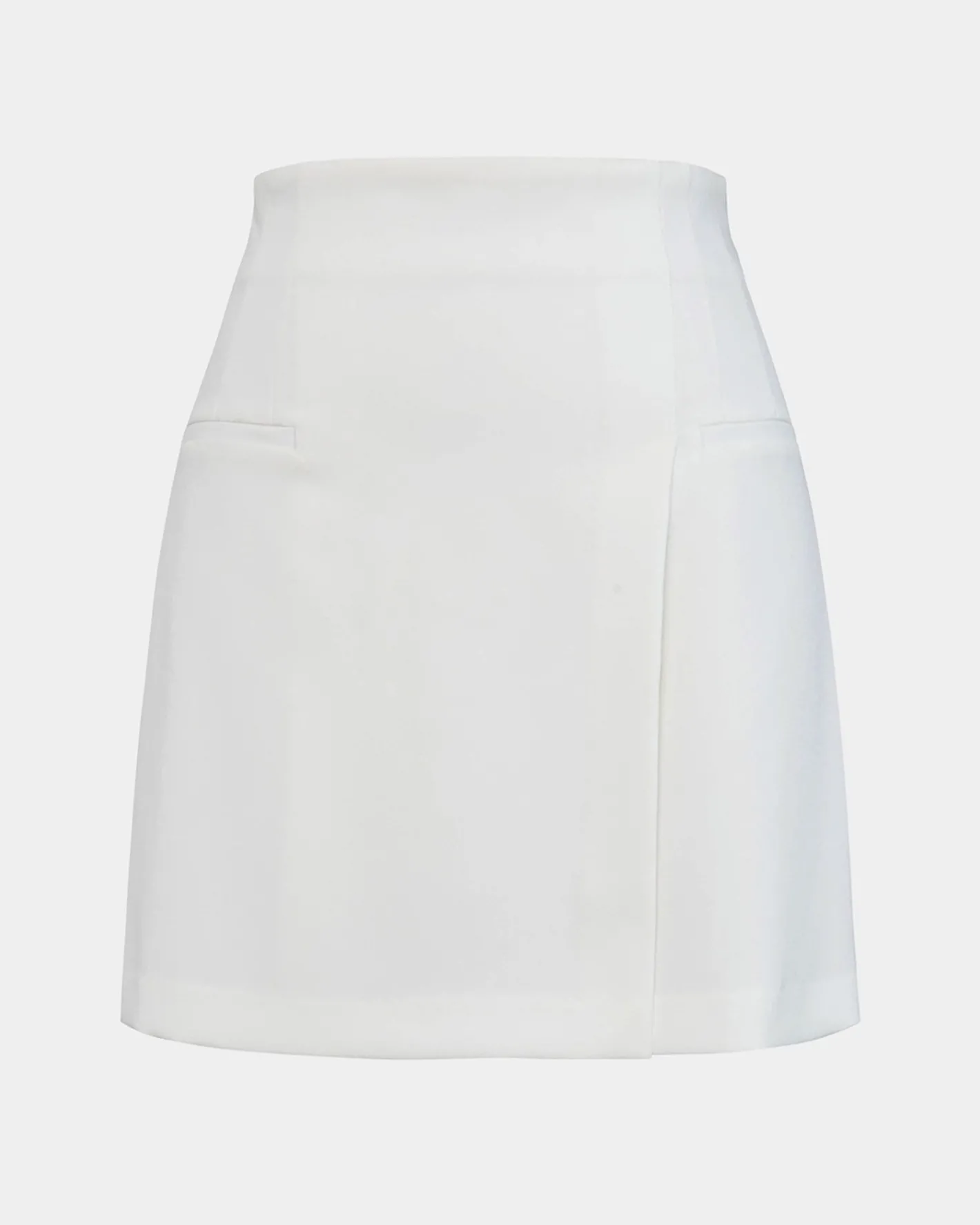 Forcast Nikki Mini Wrap Skirt Ivory