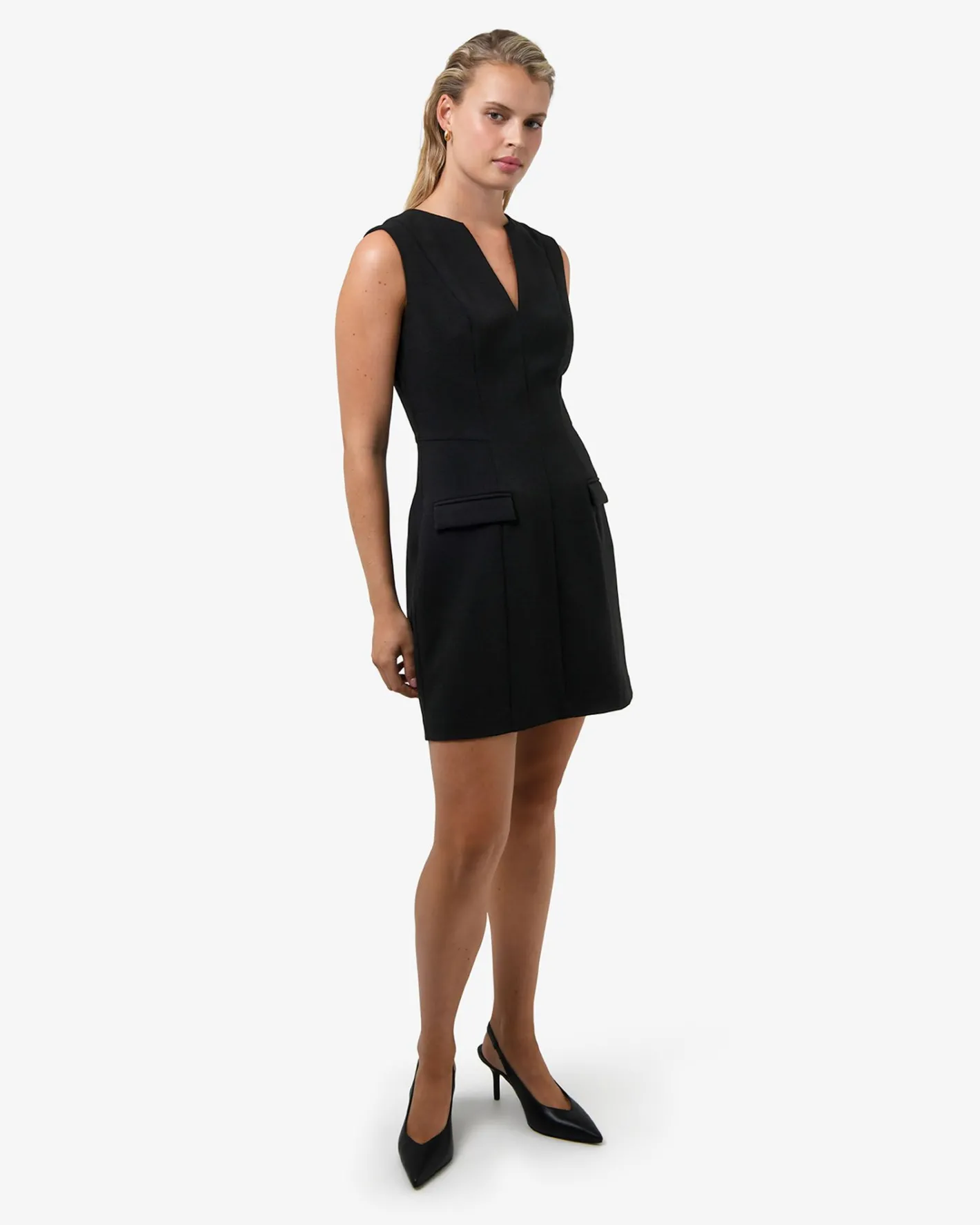 Forcast Nikki Tailored Mini Dress Black Hot