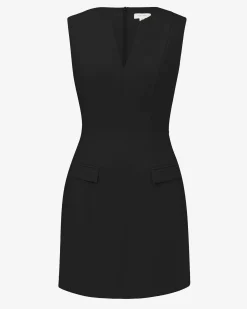 Forcast Nikki Tailored Mini Dress Black Hot