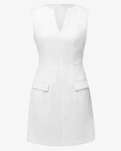 Forcast Nikki Tailored Mini Dress Ivory Outlet