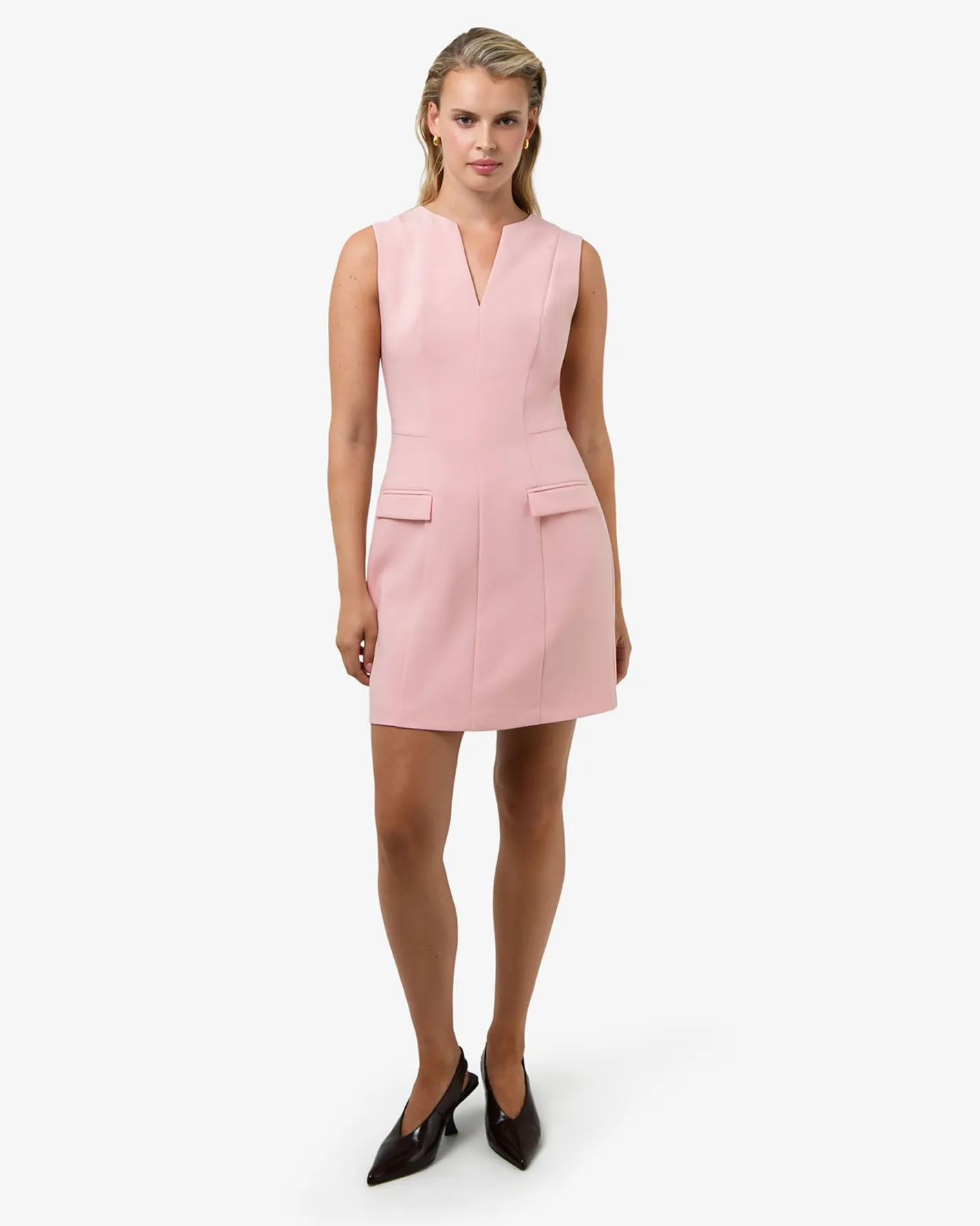 Forcast Nikki Tailored Mini Dress Pink New