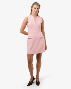 Forcast Nikki Tailored Mini Dress Pink New