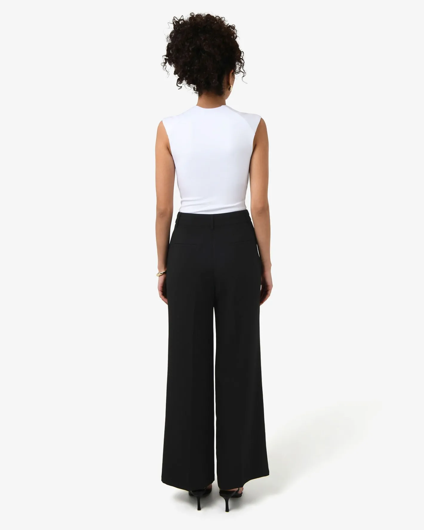 Forcast Nikki Tailored Pants Black Hot