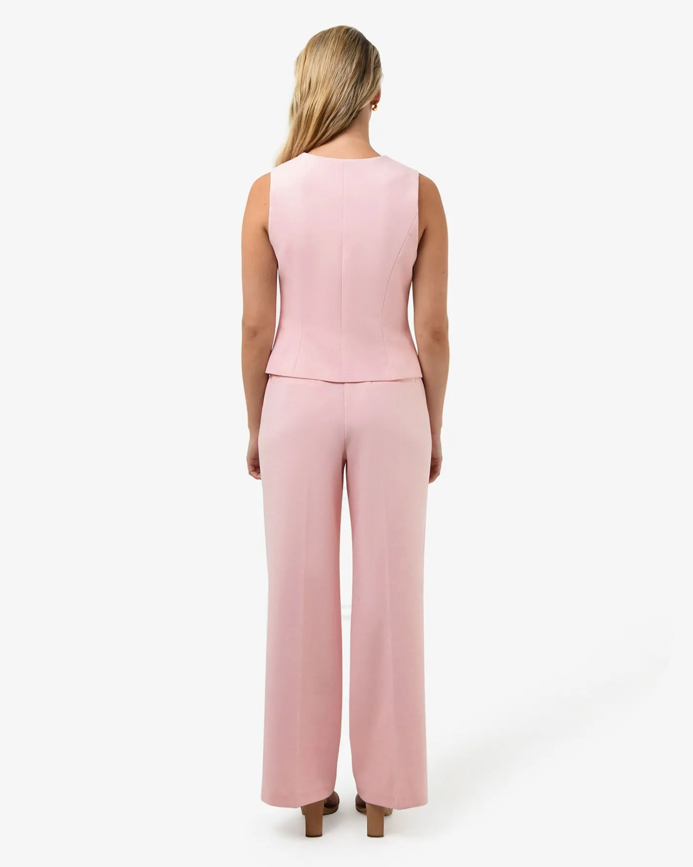 Forcast Nikki Tailored Pants Pink Outlet