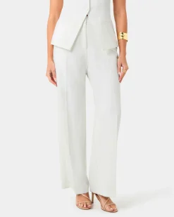 Forcast Nikki Tailored Pants Ivory