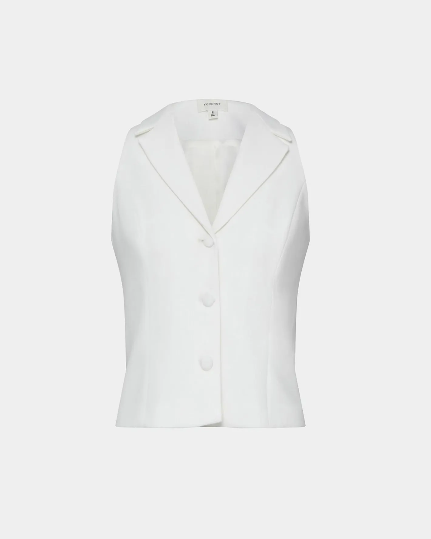 Forcast Nikki Tailored Vest Ivory New