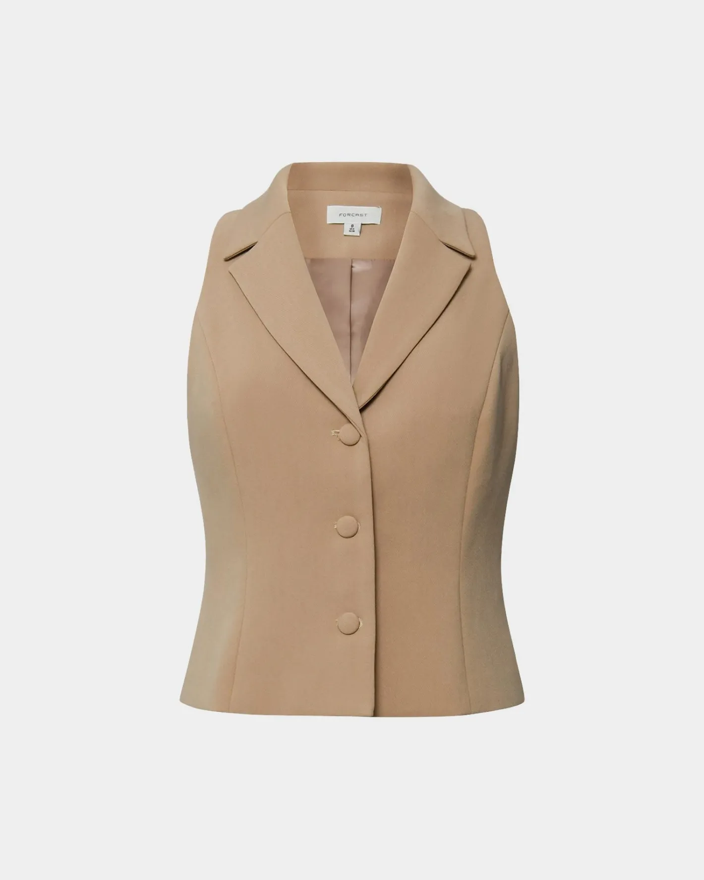 Forcast Nikki Tailored Vest Warm Taupe Sale