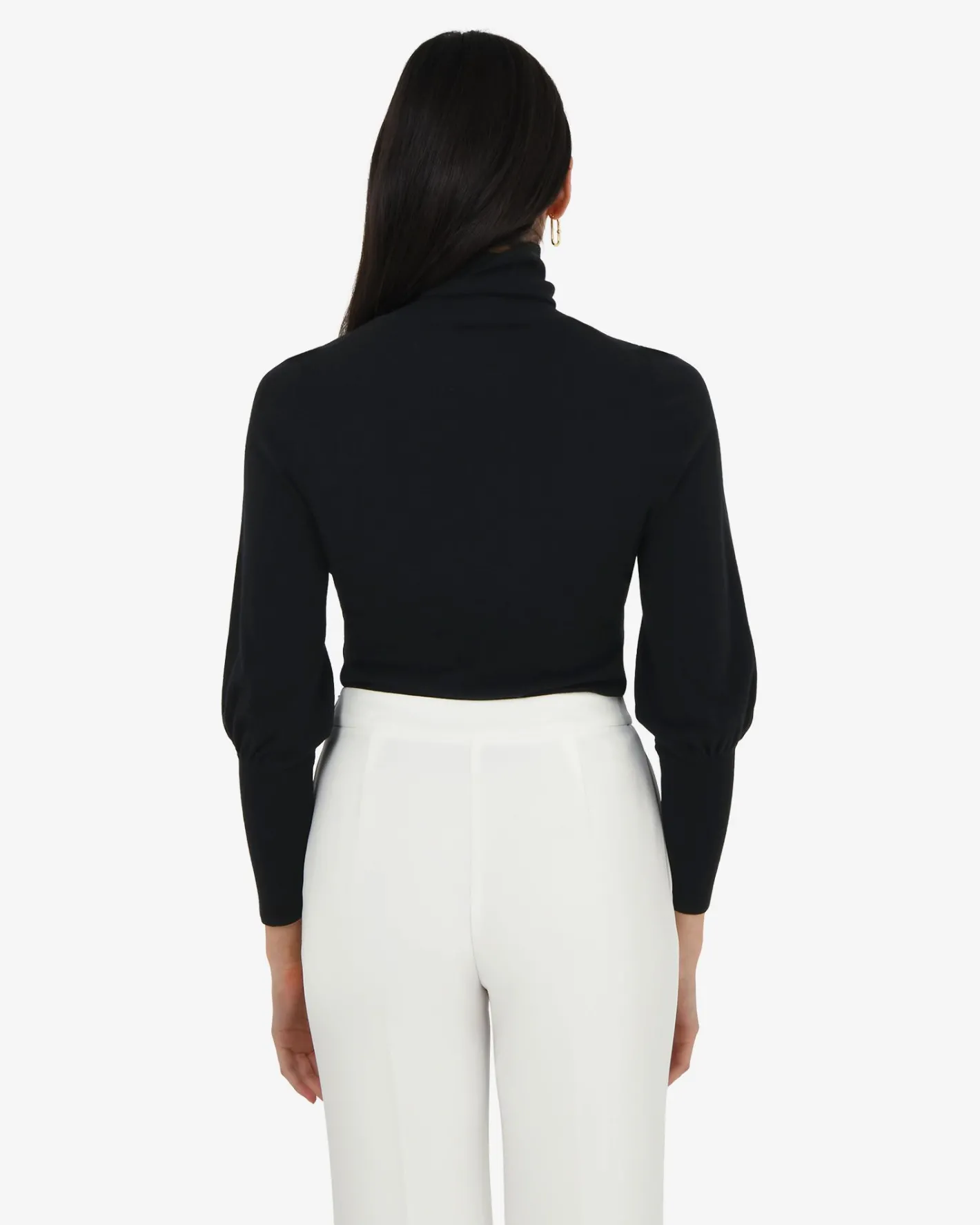 Forcast Nolan High Neck Knit Black Sale