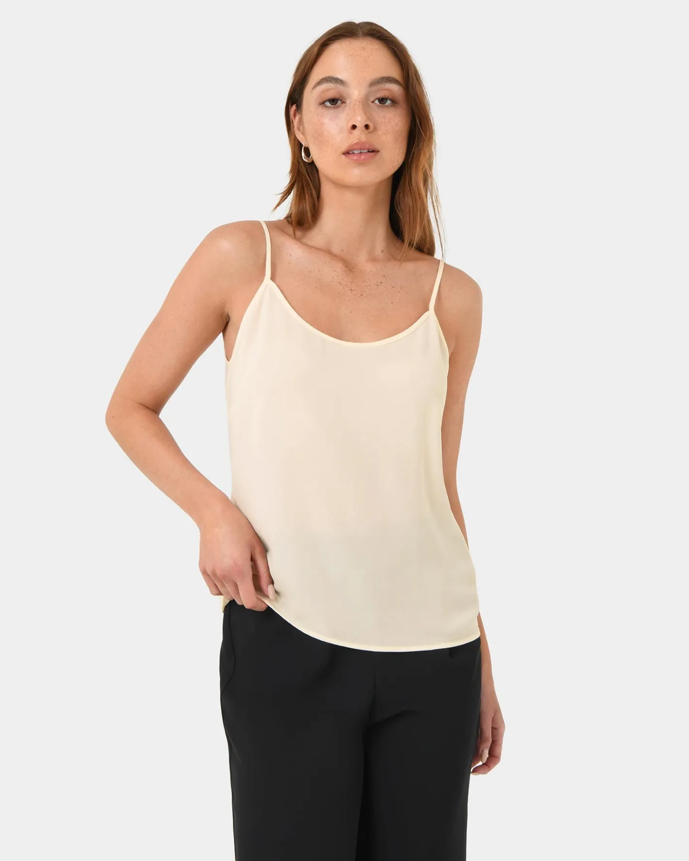 Forcast Olivia Cami Top Beige