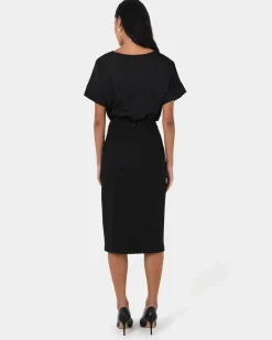 Forcast Orlanda Front Slit Skirt Black Best
