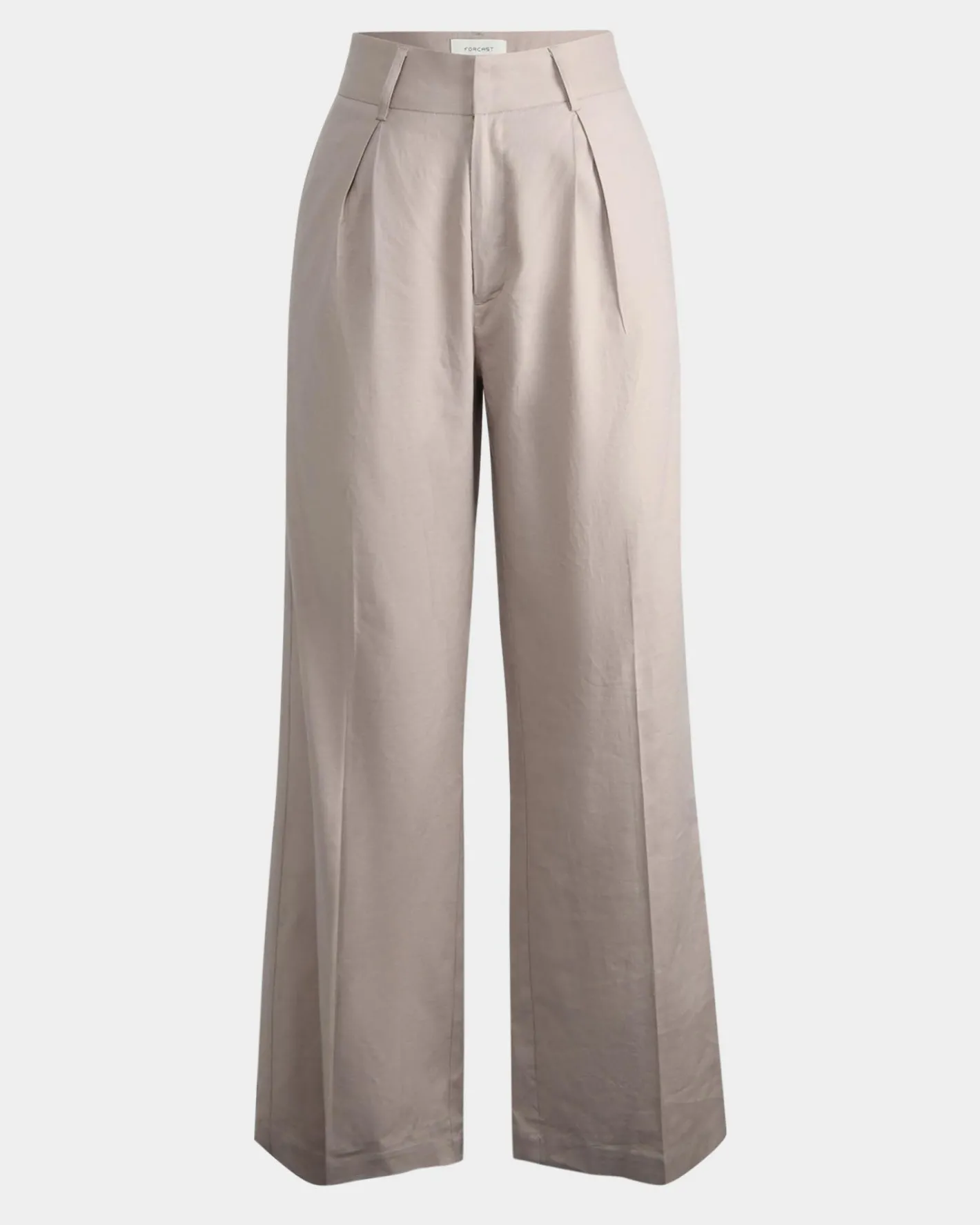 Forcast Perry Linen Tailored Pants Light Taupe Hot