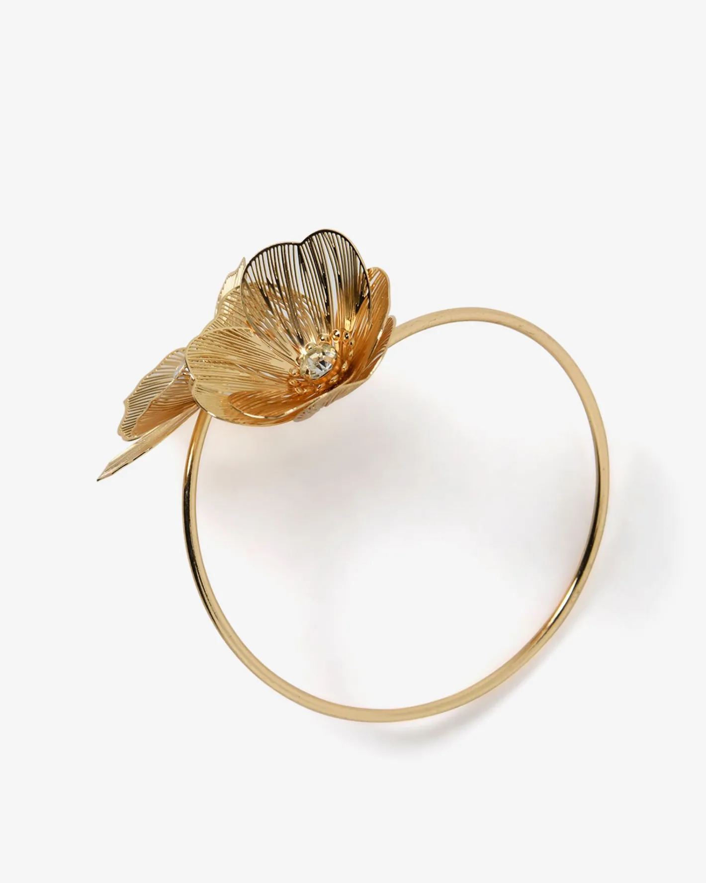 Forcast Petal Statement Cuff Bracelet Gold Discount
