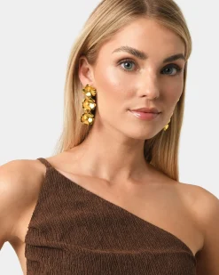 Forcast Priscilla Earrings Gold Sale