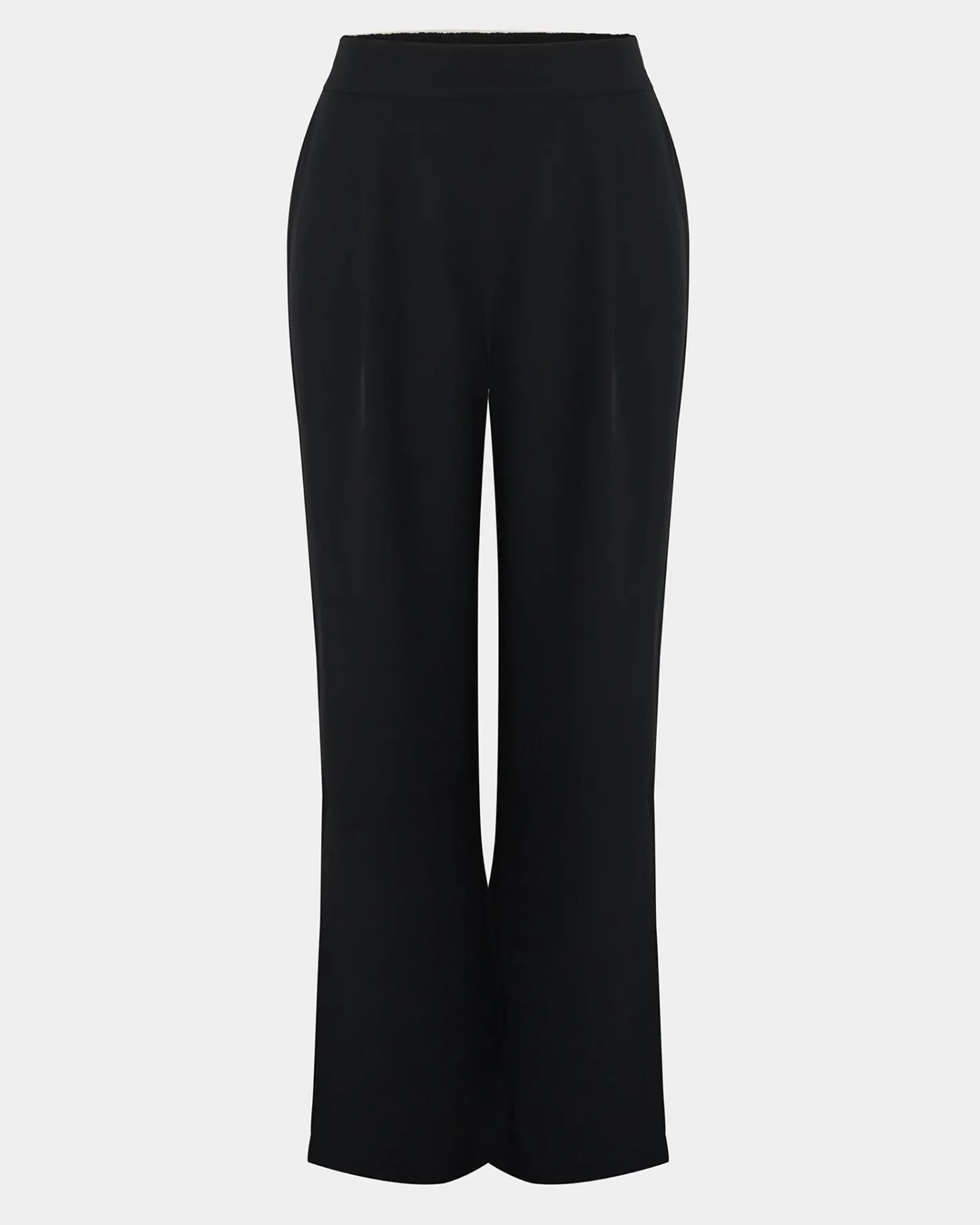 Forcast Rain Elastic Waist Pants Black New