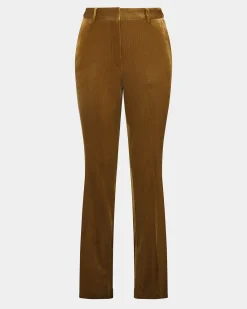 Forcast Rowan Corduroy Pants Dark Olive