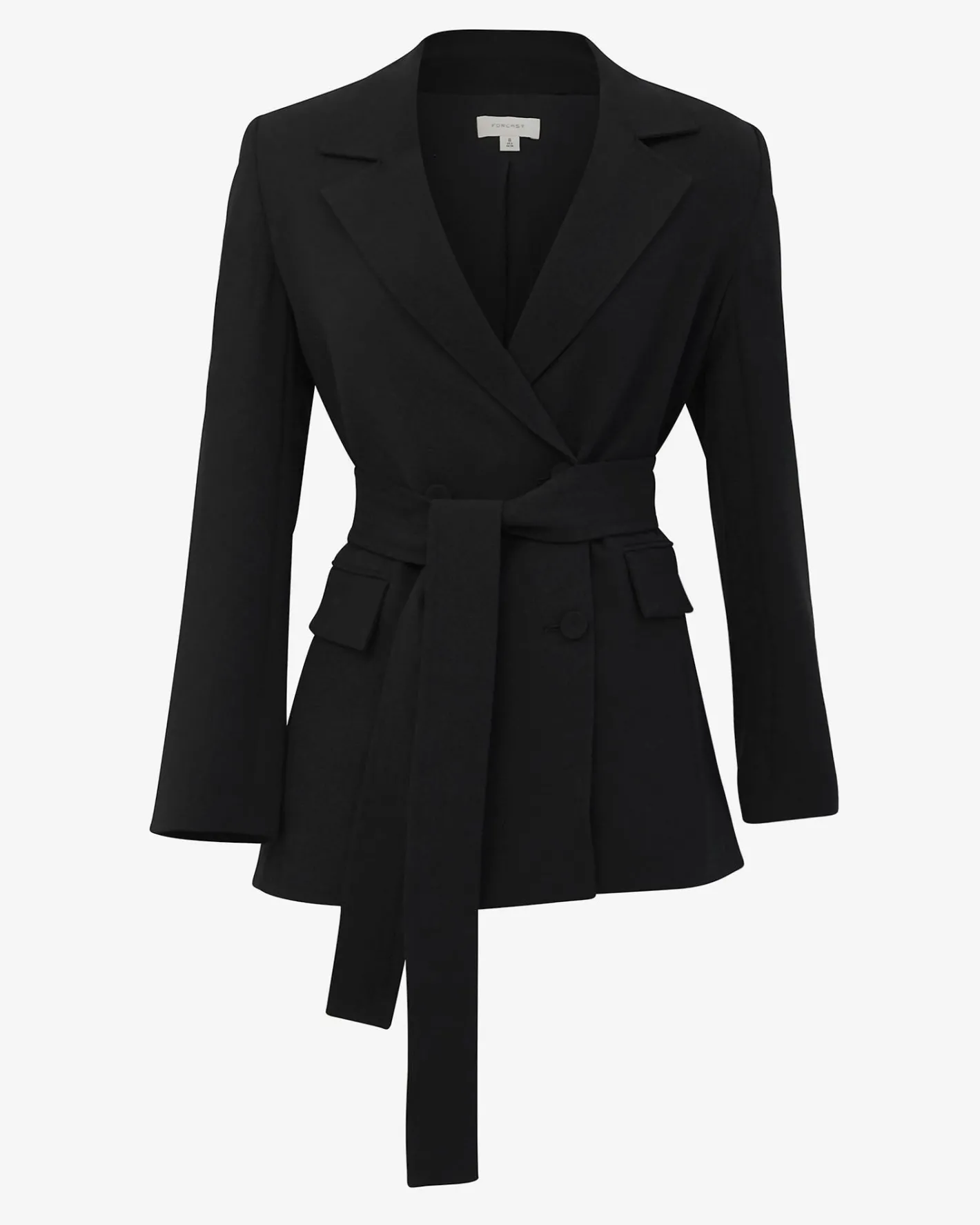 Forcast Rumy Double Breasted Blazer Black Discount
