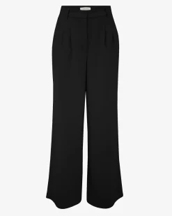 Forcast Rumy Wide Leg Tailored Pants Black