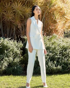 Forcast Rylan Tapered Pants Ivory Sale