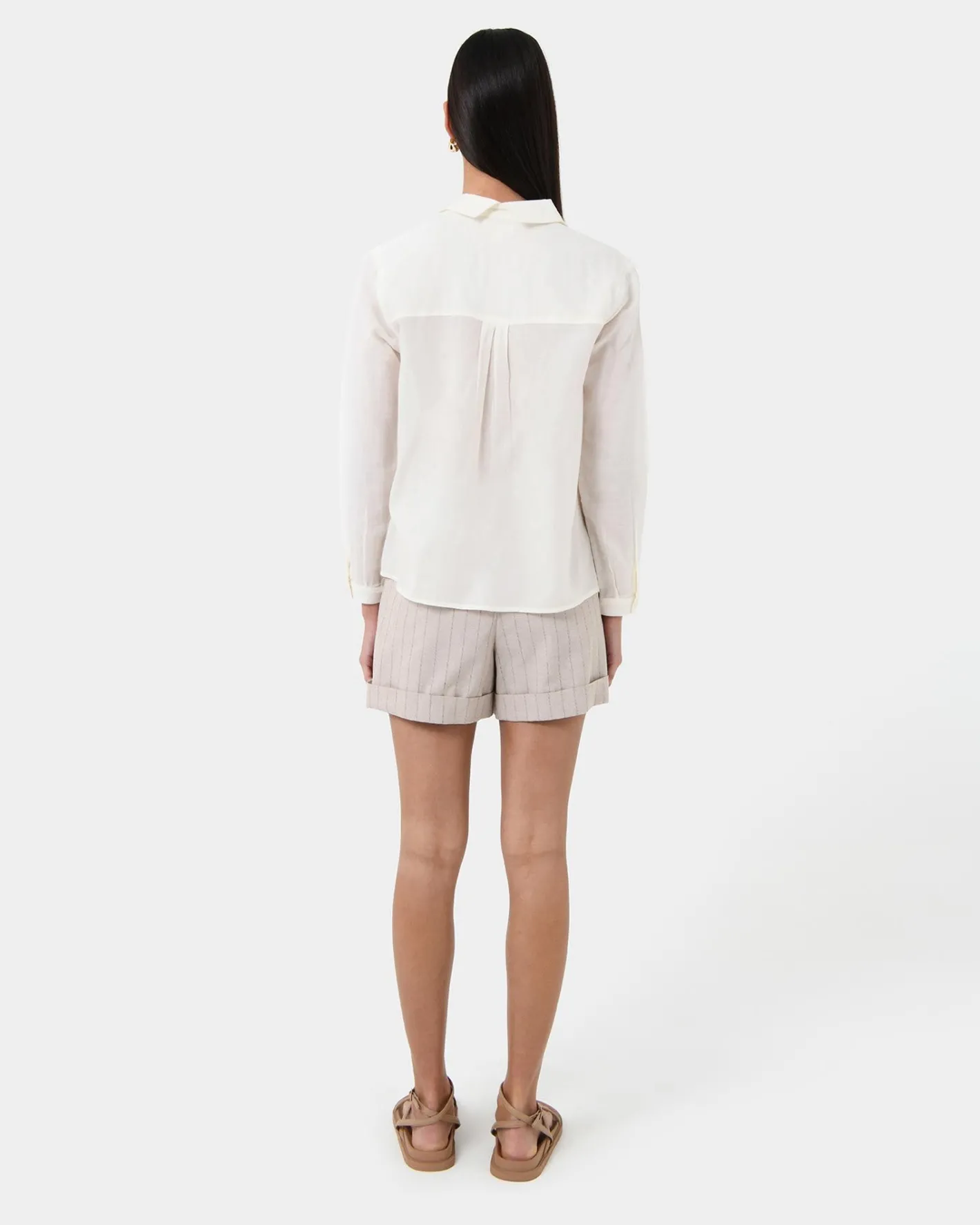 Forcast Rylie Shirt Ivory Sale