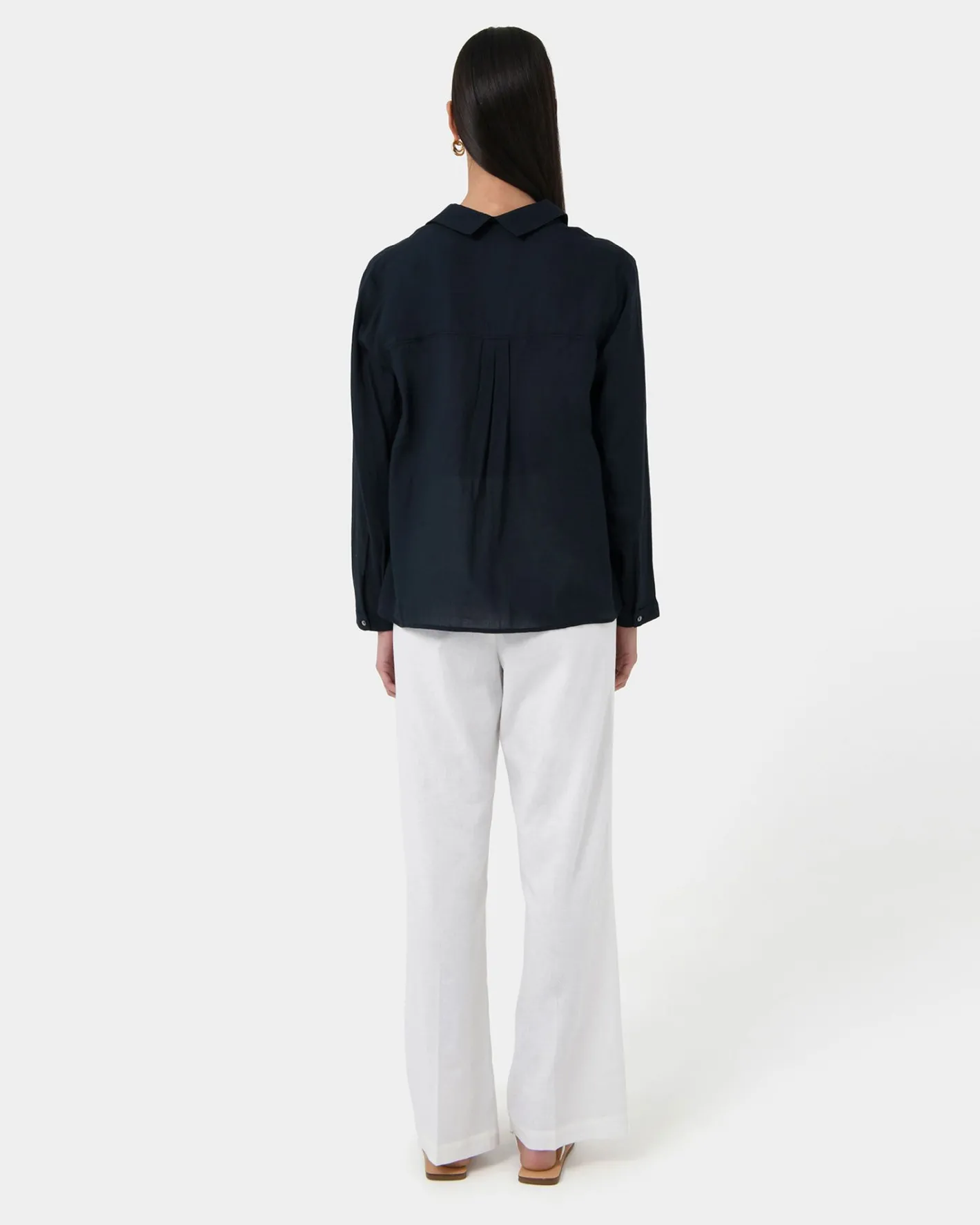Forcast Rylie Shirt Navy Hot
