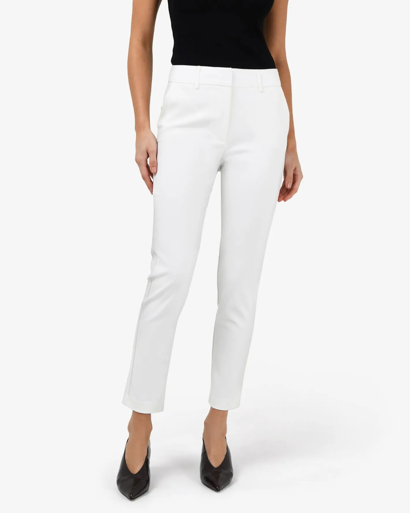 Forcast Safira High-waist Trousers Ivory