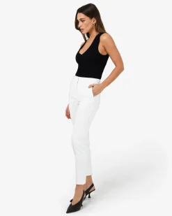 Forcast Safira High-waist Trousers Ivory