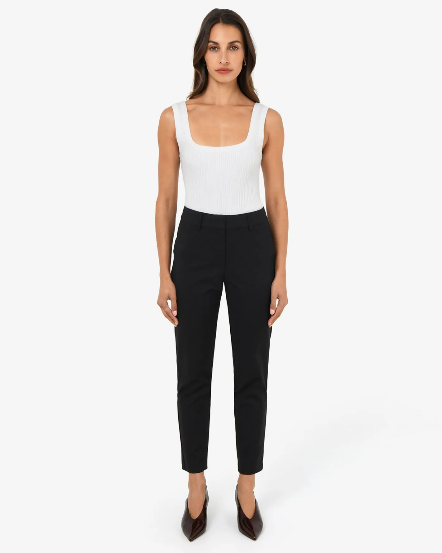 Forcast Safira High-waist Trousers Black Clearance