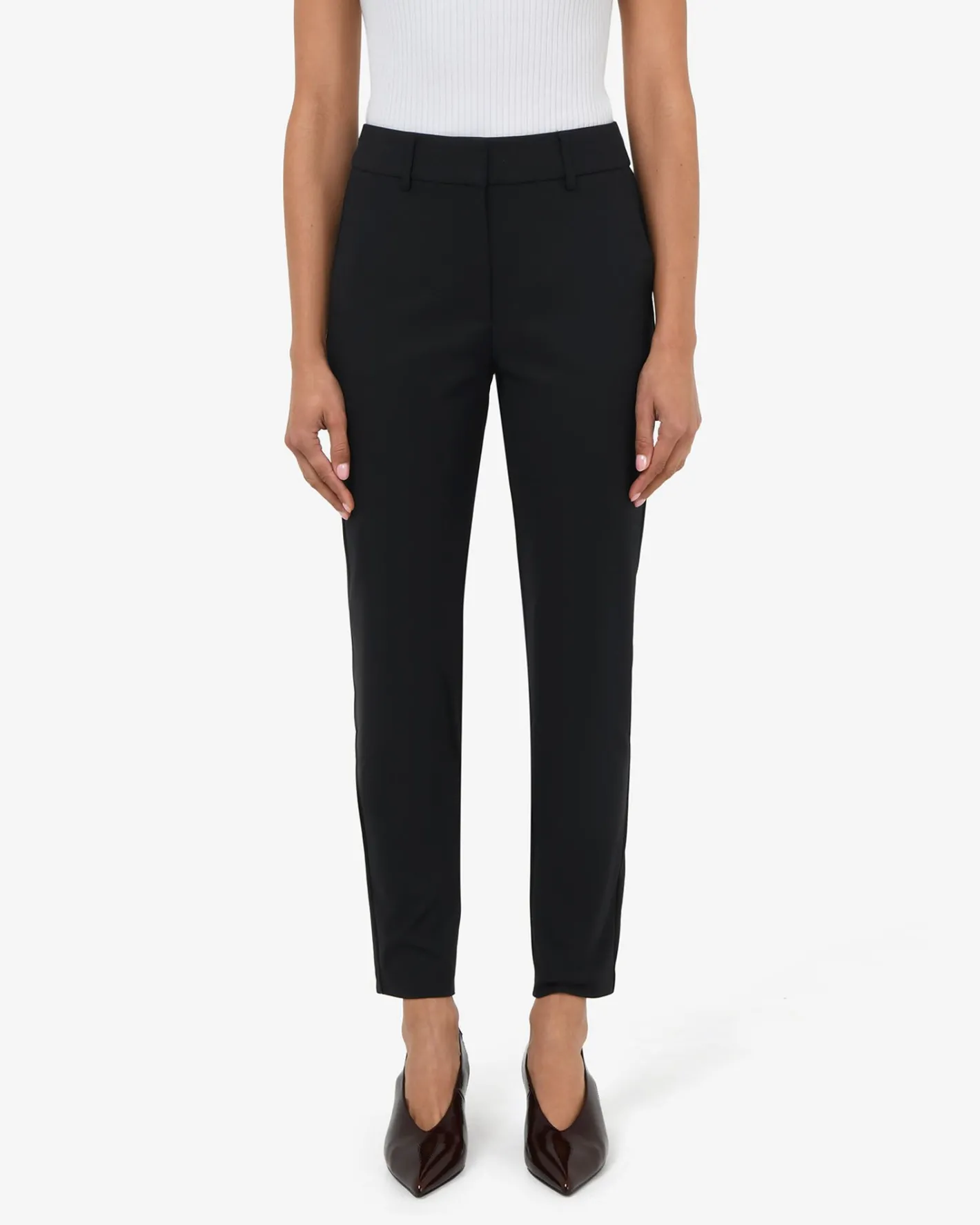 Forcast Safira High-waist Trousers Black Clearance