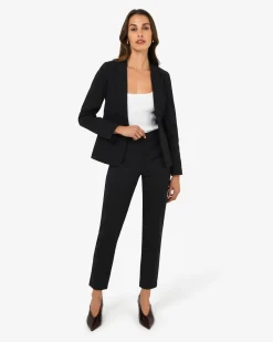 Forcast Safira High-waist Trousers Black Clearance