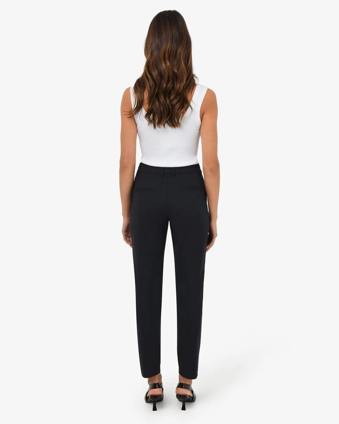 Forcast Safira High-waist Trousers Black Clearance